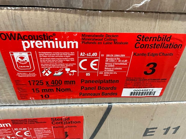 Owa acoustic premium systeemplafond plaat (460x) - afbeelding 8 van  8