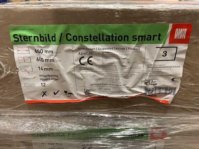 Owa sternbild 60x60 pak á 12 stuks systeemplafond platen (5x) - afbeelding 2 van  3