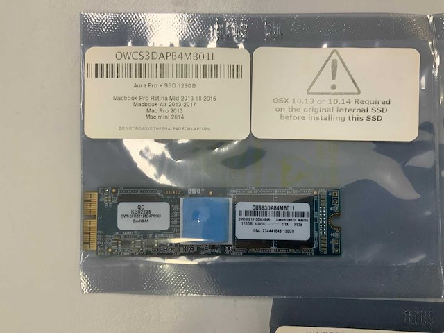 Owc 120gb ssd cuss3dab4mb011 (3x) - afbeelding 3 van  4