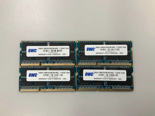 Owc 64gb(4x 16gb) 1867ddr3s16g so-dimm memory - afbeelding 1 van  2