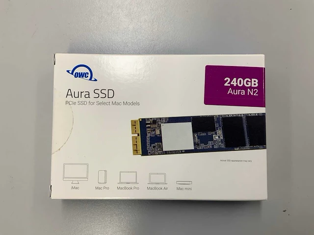 Owc aura n2 240gb ssd for mac models - afbeelding 1 van  2