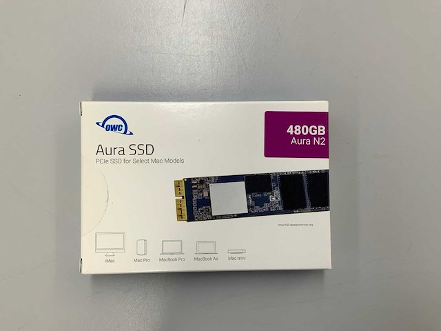 Owc aura n2 480gb sdd for mac models - afbeelding 1 van  2