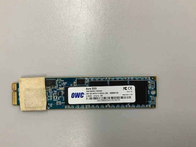 Owc aura ssd 240gb owcssda116g240 - afbeelding 1 van  2