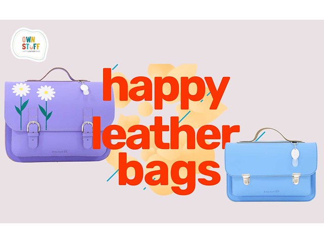 Own stuff - schouders tas - leather bag - afbeelding 6 van  6