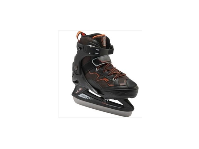 Oxelo schaatsen fit 100 kinder zwart/oranje maat 29–32 - afbeelding 1 van  3