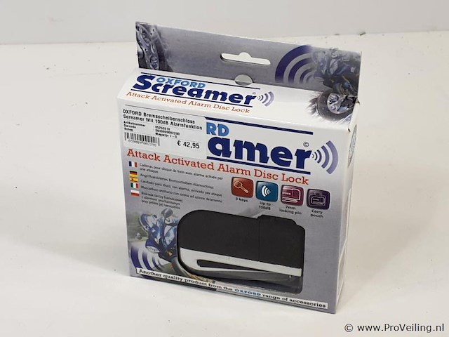 Oxford screamer remschijf slot - afbeelding 1 van  2