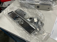 Oxloc - 254x50mm ovaal - met kruk-/wc-slotgat wc63/8 rvs - langschild (9x) - afbeelding 2 van  3