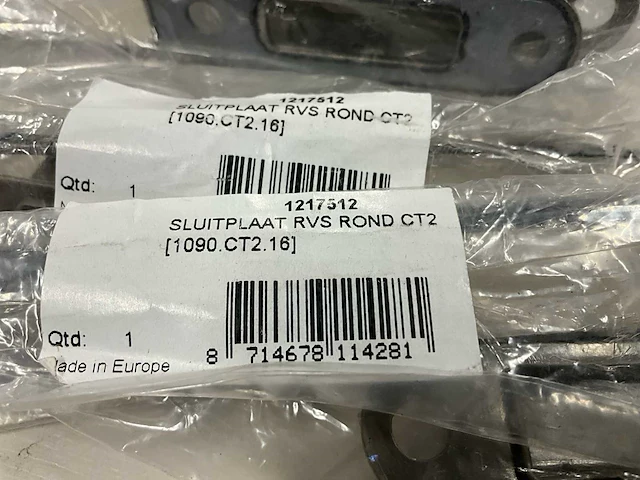 Oxloc - ct2 dag-/nachtschoot afgerond - din links/din rechts rvs a2 - sluitplaat voor magneetslot (30x) - afbeelding 3 van  3