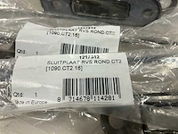 Oxloc - ct2 dag-/nachtschoot afgerond - din links/din rechts rvs a2 - sluitplaat voor magneetslot (30x) - afbeelding 3 van  3