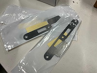 Oxloc - dag- en nachtslot afgerond - rvs links afgerond rvs - sluitplaat voor insteekslot (6x) - afbeelding 2 van  5