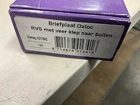 Oxloc - ovaal - type apeldoorn buiten draaiend met veer - briefplaat/brievenbus - afbeelding 3 van  3