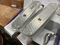 Oxloc - ovaal - veiligheidsdeurduwergarnituur knop-kruk - veiligheidslangschild pc72 links/rechts skg3 rvs met kerntrekbeveiliging - afbeelding 4 van  10