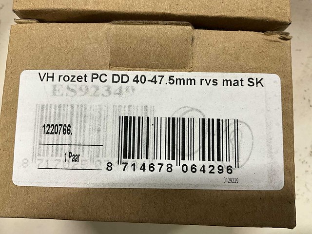 Oxloc - rond 11.5mm - skg3 rvs f1 - veiligheidsrozet (4x) - afbeelding 3 van  5