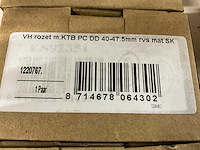 Oxloc - rond 11.5mm - skg3 rvs f1 - veiligheidsrozet met kerntrekbeveiliging (4x) - afbeelding 3 van  7