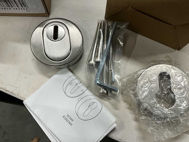 Oxloc - rond 11.5mm - skg3 rvs f1 - veiligheidsrozet met kerntrekbeveiliging (4x) - afbeelding 6 van  7