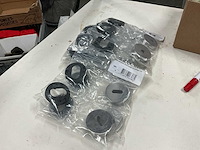 Oxloc - rond ovaal - rvs met kunststof onderrozet - sleutelrozet (8x) - afbeelding 3 van  5