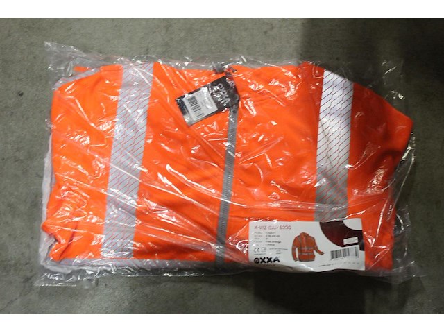 Oxxa werkvesten fluo oranje in bak, circa 30 stuks in diverse maten - afbeelding 3 van  3