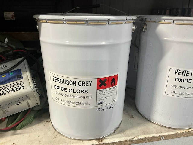Oxyde gloss grey 20 liter machinelak - afbeelding 1 van  4