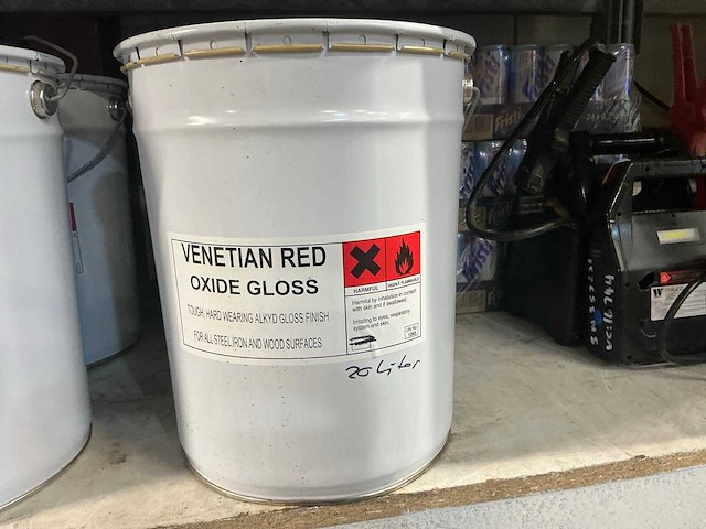 Oxyde gloss red 20 liter machinelak - afbeelding 1 van  2