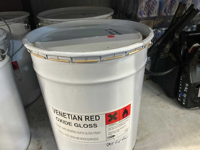 Oxyde gloss red 20 liter machinelak - afbeelding 2 van  2