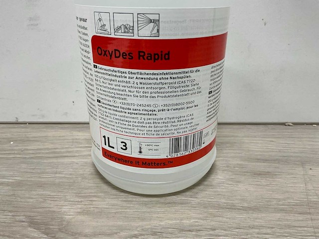 Oxydes rapid vloeibaar desinfectiemiddel op basis van waterstofperoxide (85x) - afbeelding 2 van  5