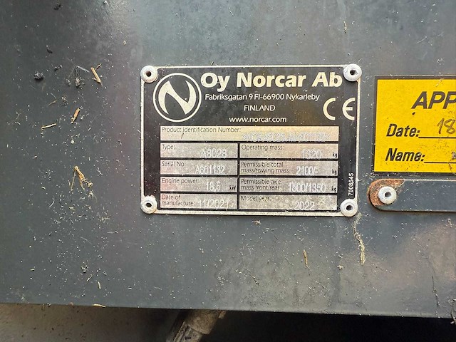 Oy norcar ab - a6026 - shovel - 2022 - afbeelding 9 van  9