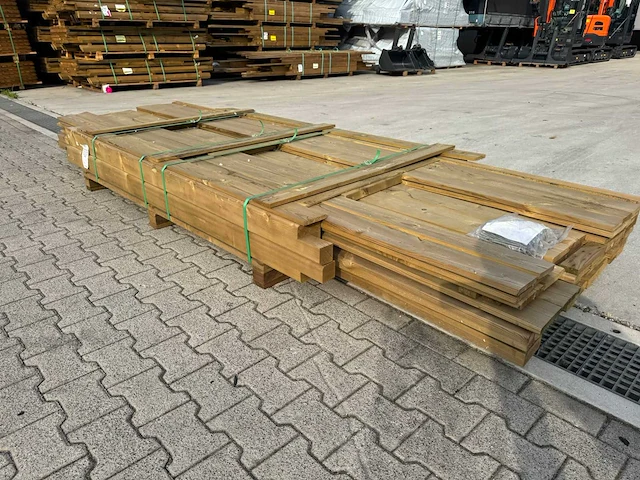 P068900 - prieel modern middel vuren groen geïmpregneerd - afbeelding 9 van  15