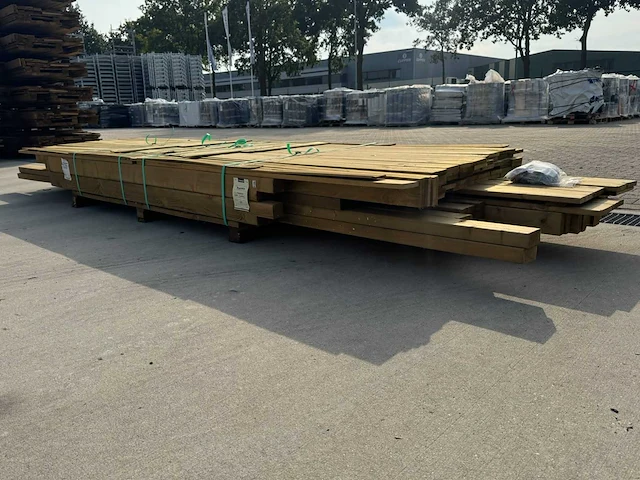 P068903 - prieel modern groot vuren groen geïmpregneerd - afbeelding 10 van  16