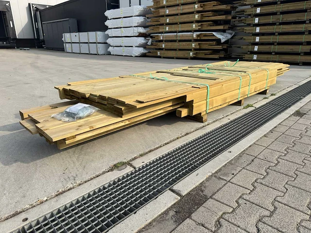 P068903 - prieel modern groot vuren groen geïmpregneerd - afbeelding 15 van  16
