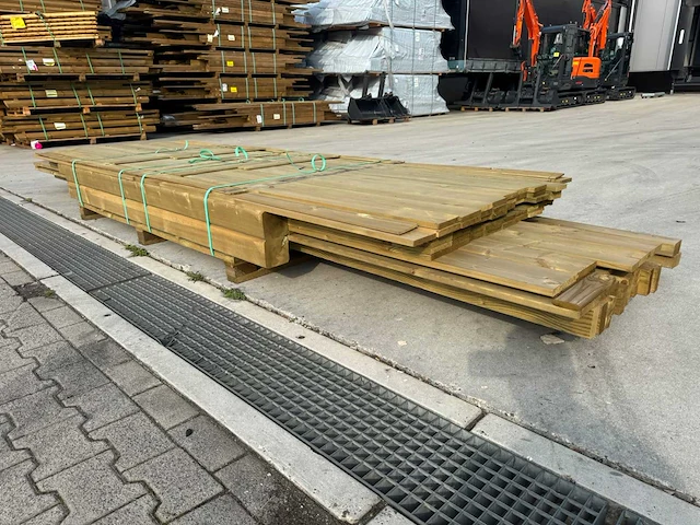 P068903 - prieel modern groot vuren groen geïmpregneerd - afbeelding 14 van  17