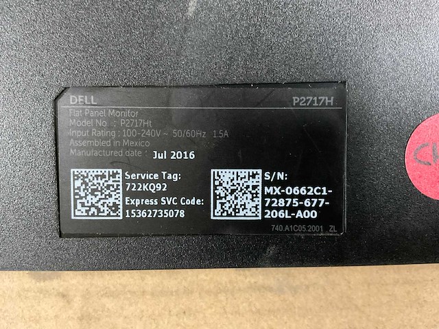 P2717h monitor (2x) - afbeelding 4 van  4