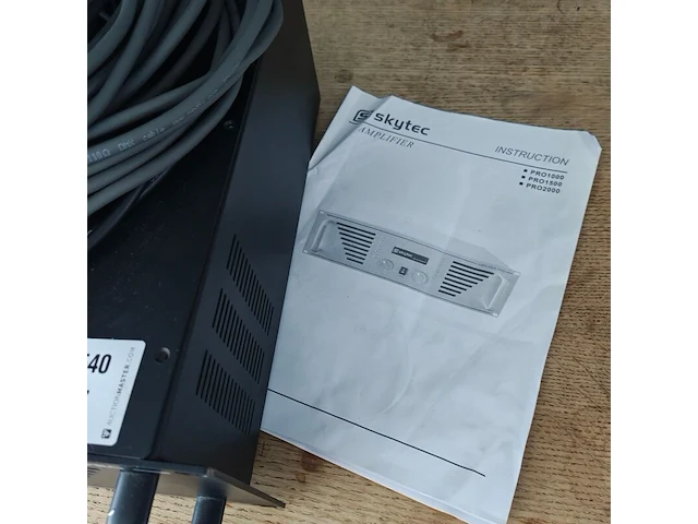 Pa audio versterker, sky tec, pro1500 - afbeelding 3 van  4