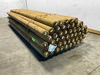 Paal rond gefreesd 1 zijde gekroond ø10x300 cm (50x) - afbeelding 2 van  5