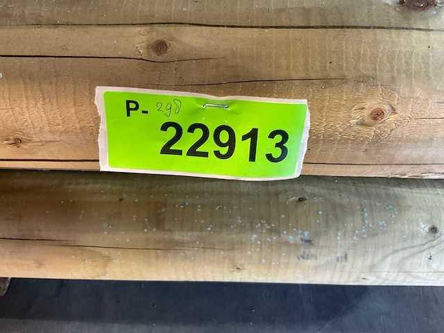 Paal rond gefreesd 1 zijde gekroond ø10x300 cm (50x) - afbeelding 5 van  5