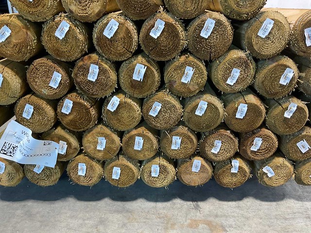 Paal rond gefreesd 1 zijde gekroond ø10x300 cm (50x) - afbeelding 6 van  8