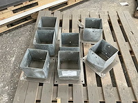 Paalhouder spits 15x15 cm (7x) - afbeelding 1 van  6
