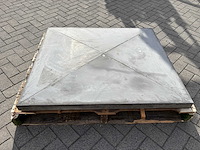 Paalmuts beton - antraciet - 96 x 110 x 5/8 cm - afbeelding 2 van  2