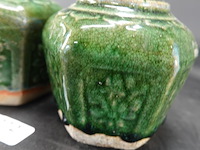 Paar antieke chinese gemberpotten - afbeelding 4 van  5