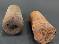 Paar antieke klokgewichten - afbeelding 5 van  5