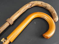 Paar antieke paraplustokken - afbeelding 5 van  5