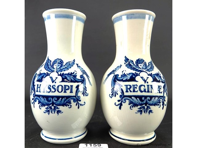 Paar apothekers kannen - afbeelding 2 van  5