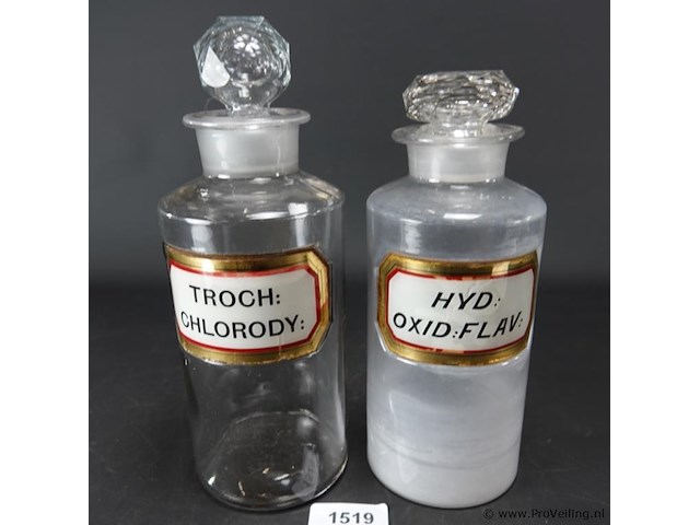 Paar apothekerspotten - afbeelding 1 van  5