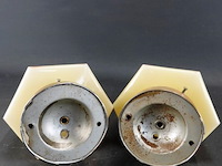 Paar art deco plafondlampen - afbeelding 5 van  5