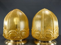 Paar art deco stijl plafonnières - afbeelding 3 van  5