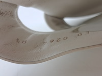 Paar badslippers, maat 8 1/2, louis vuitton, wit - afbeelding 9 van  9