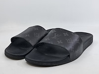 Paar badslippers, maat 9 1/2, louis vuitton, zwart - afbeelding 1 van  10