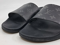 Paar badslippers, maat 9 1/2, louis vuitton, zwart - afbeelding 3 van  10