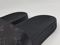Paar badslippers, maat 9 1/2, louis vuitton, zwart - afbeelding 4 van  10