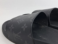 Paar badslippers, maat 9 1/2, louis vuitton, zwart - afbeelding 6 van  10