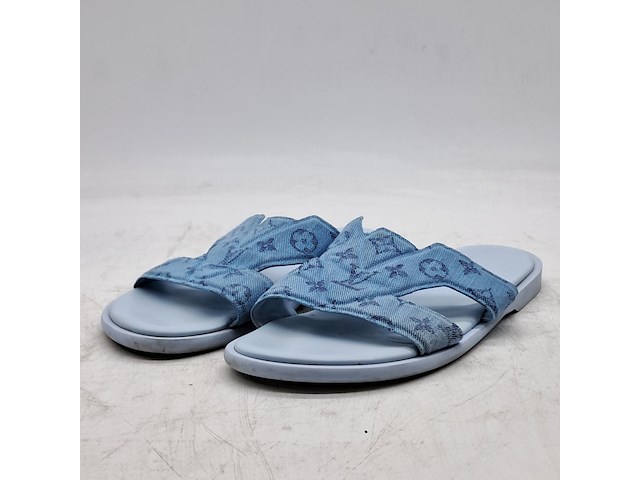 Paar badslippers, maat 9, louis vuitton - afbeelding 1 van  8